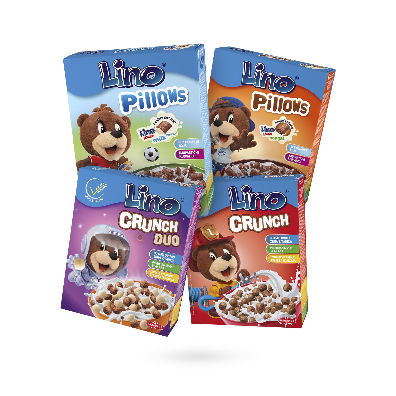 Lino Pillows & Crunch Probierpaket